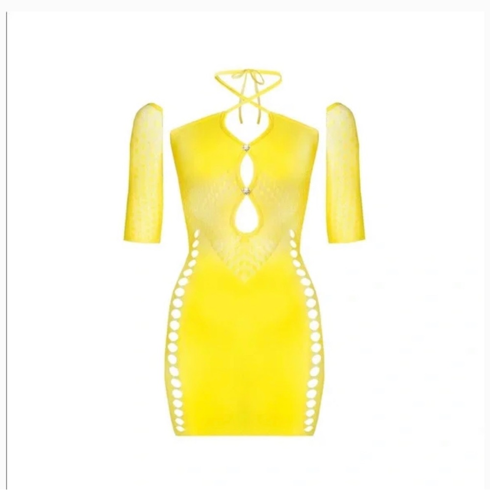Yellow postergirl Janna dress